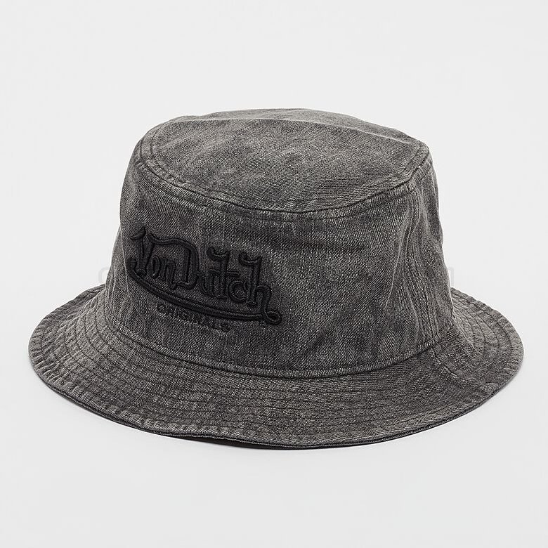 (image for) 81% reduziert Von Dutch Originals -Fishing Hat, black Acid wash/ black F0817888-01418
